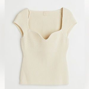 H&M Rib-knit top
